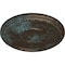 Ekena Millwork Medea Ceiling Medallion (Fits Canopies up to 5 1/2"), 16 1/2"OD x 1 1/2"P, Bronze Blue Patina CM16MDBBS - alternate 4